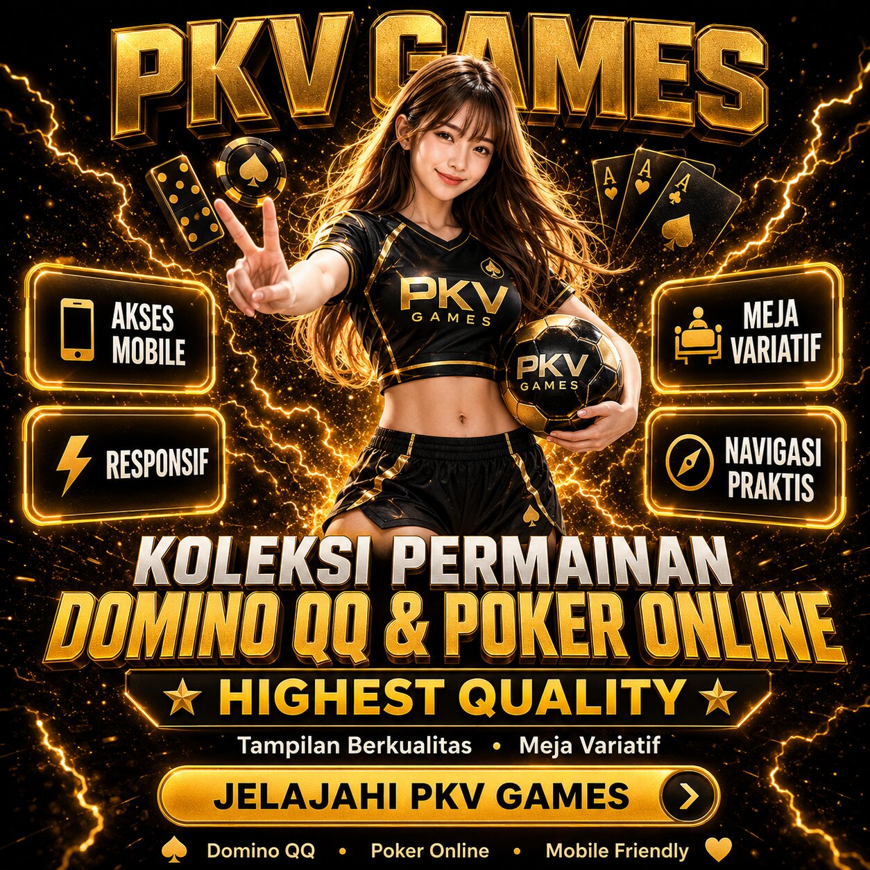 PKV Games: Koleksi Permainan Domino QQ Dan Poker Online Highest Quality